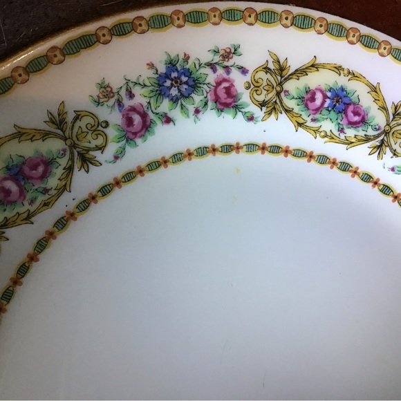 LIMOGES Guerrin Pouyat Dinnerware 6 formal pl settings+3 A1 Gold Very Brilliant - Picture 9 of 16